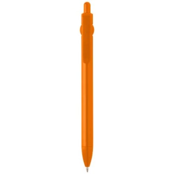 Penna a sfera in plastica riciclata Fidget (inchiostro nero)