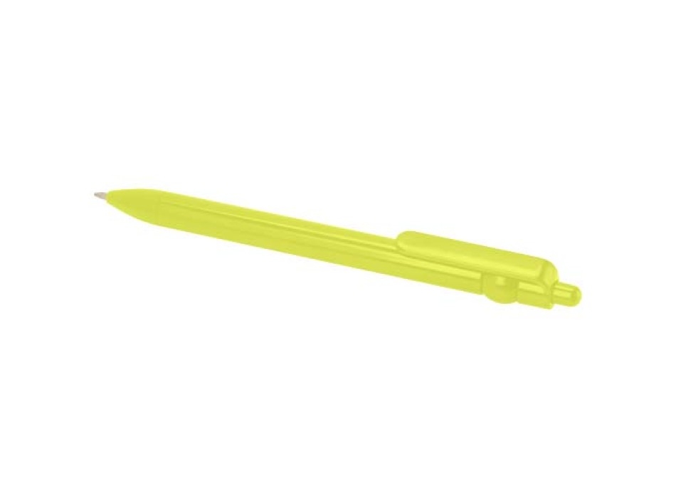 Penna a sfera in plastica riciclata Fidget (inchiostro nero)