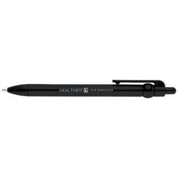 Penna a sfera in plastica riciclata Fidget (inchiostro nero)