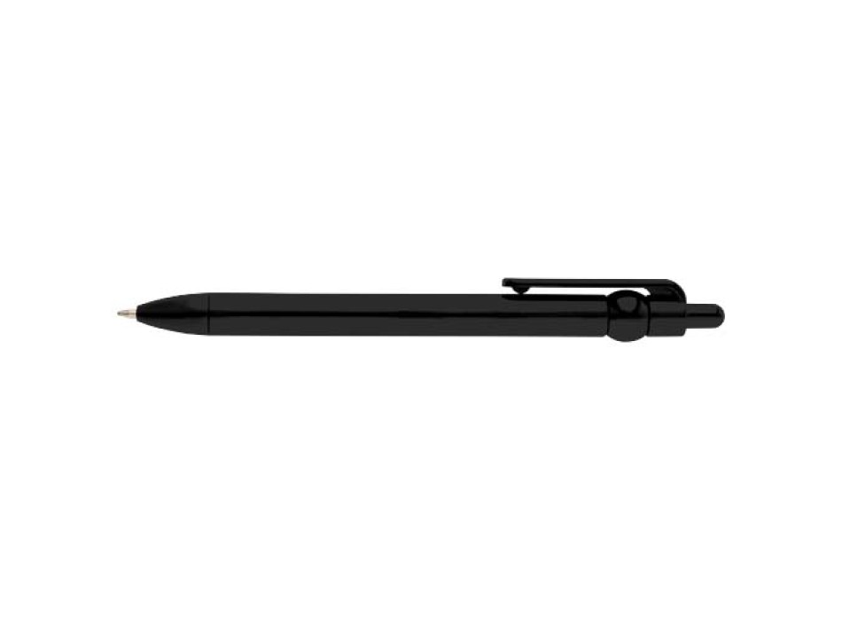 Penna a sfera in plastica riciclata Fidget (inchiostro nero)