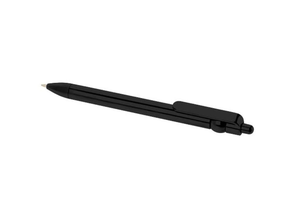 Penna a sfera in plastica riciclata Fidget (inchiostro nero)