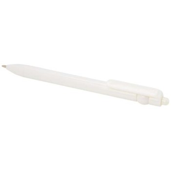 Penna a sfera in plastica riciclata Fidget (inchiostro nero)