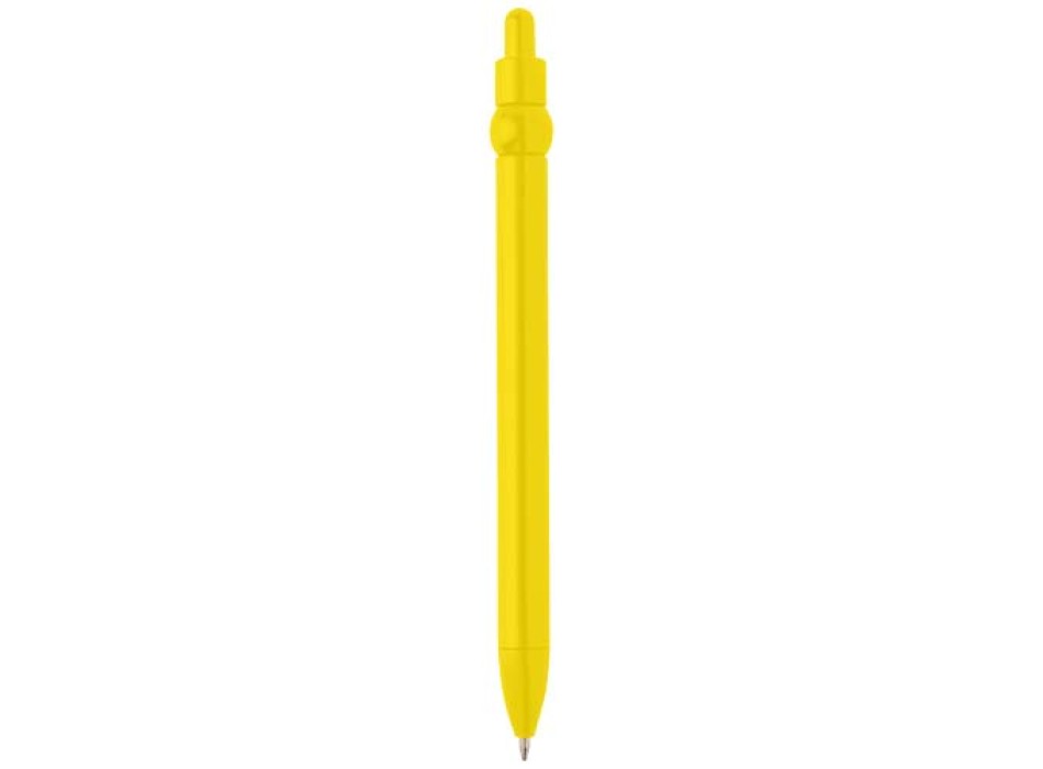 Penna a sfera in plastica riciclata Fidget (inchiostro nero)