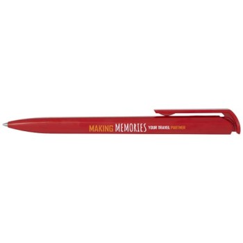 Penna a sfera in plastica riciclata Lucia (inchiostro blu)