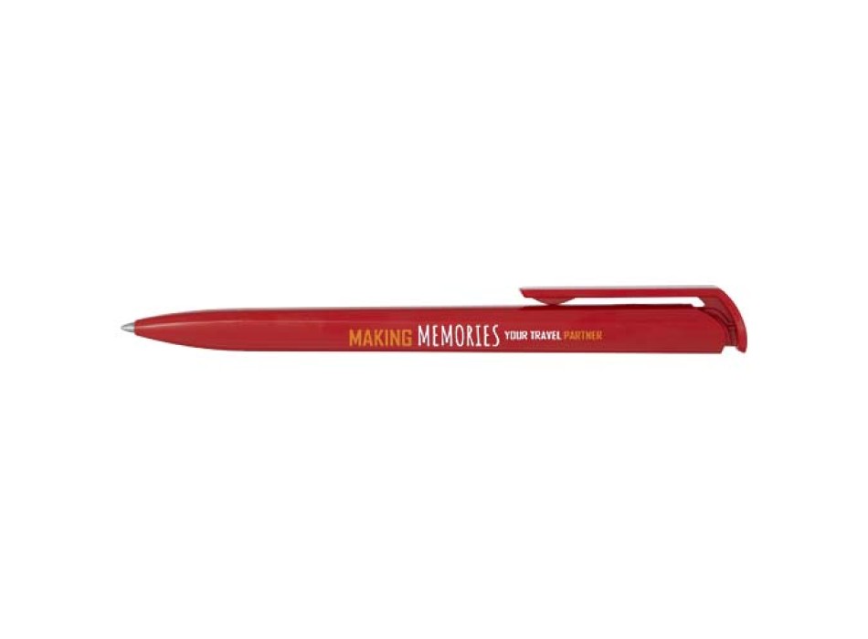 Penna a sfera in plastica riciclata Lucia (inchiostro blu)
