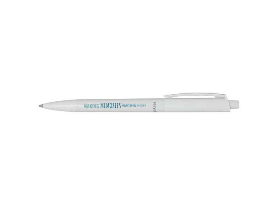 Penna a sfera in plastica riciclata Martha (inchiostro blu)