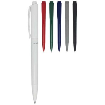 Penna a sfera in plastica riciclata Martha (inchiostro blu)