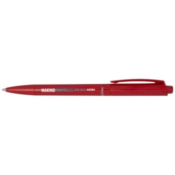 Penna a sfera in plastica riciclata Martha (inchiostro blu)