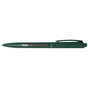 Penna a sfera in plastica riciclata Martha (inchiostro nero)