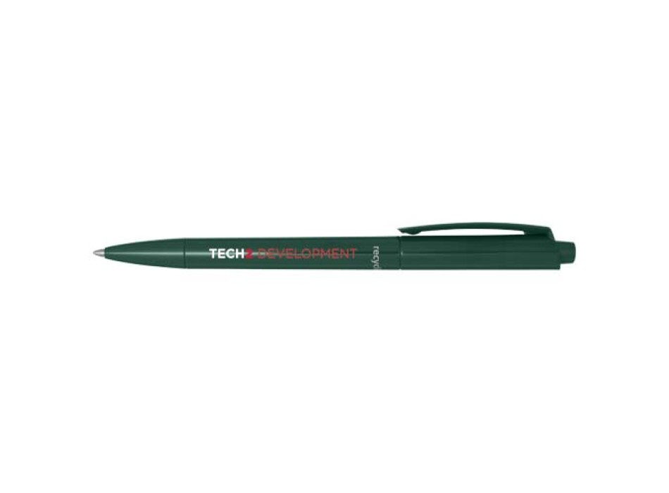 Penna a sfera in plastica riciclata Martha (inchiostro nero)