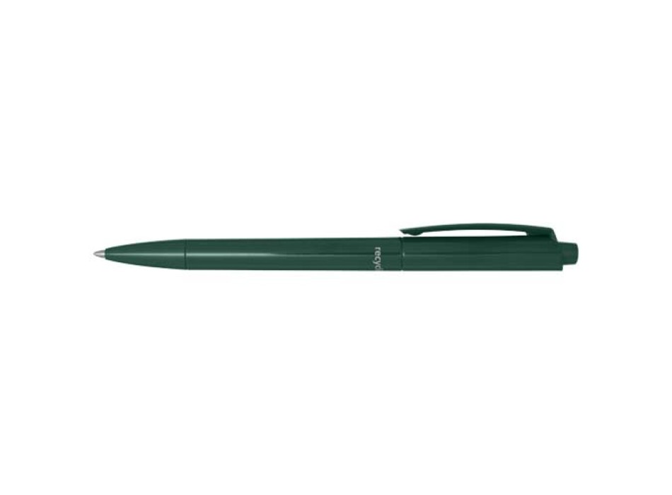 Penna a sfera in plastica riciclata Martha (inchiostro nero)