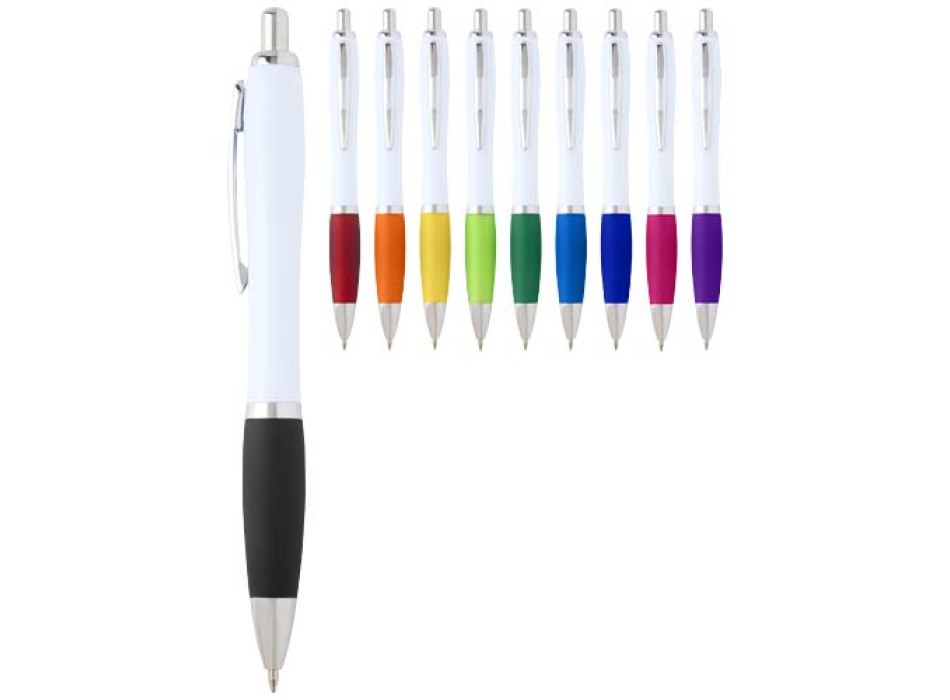 Penna a sfera in plastica riciclata Nash (inchiostro blu)