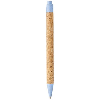 Penna a sfera in sughero e paglia di grano Midar (inchiostro nero)