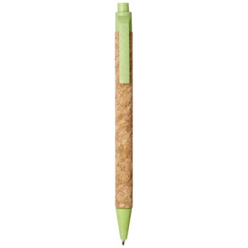 Penna a sfera in sughero e paglia di grano Midar (inchiostro nero)