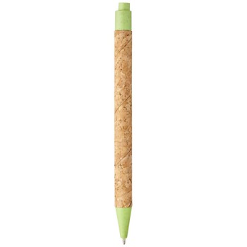 Penna a sfera in sughero e paglia di grano Midar (inchiostro nero)