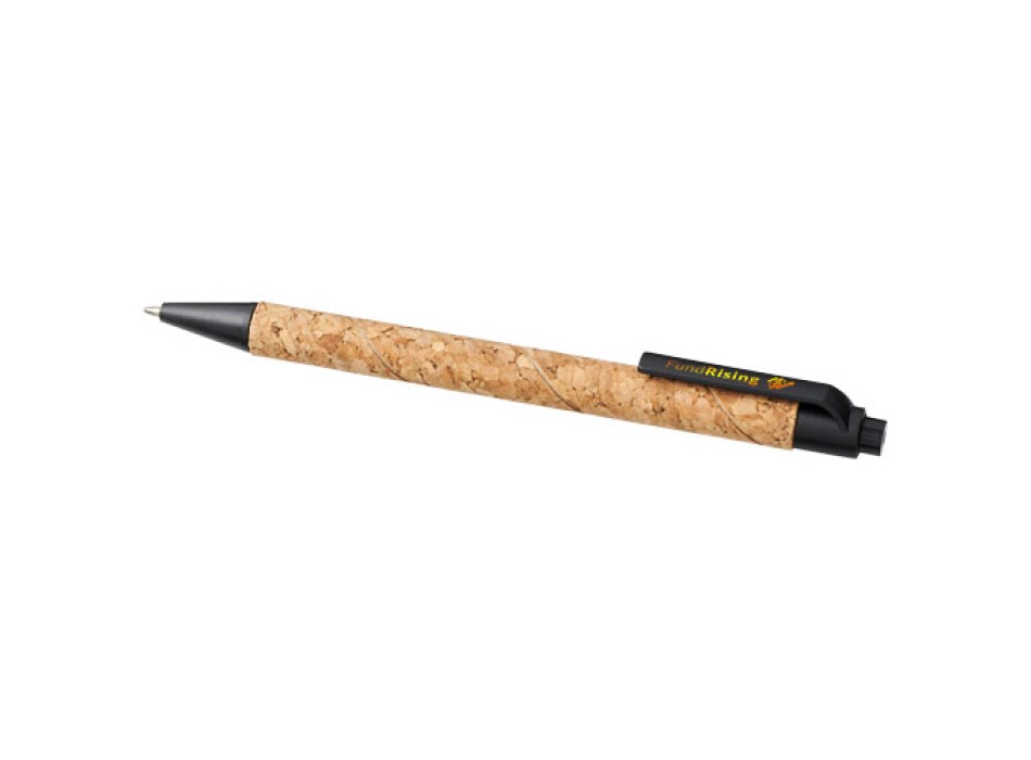Penna a sfera in sughero e paglia di grano Midar (inchiostro nero)