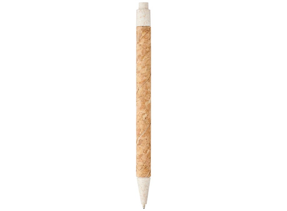 Penna a sfera in sughero e paglia di grano Midar (inchiostro nero)