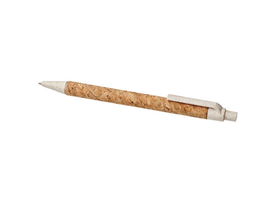 Penna a sfera in sughero e paglia di grano Midar (inchiostro nero)