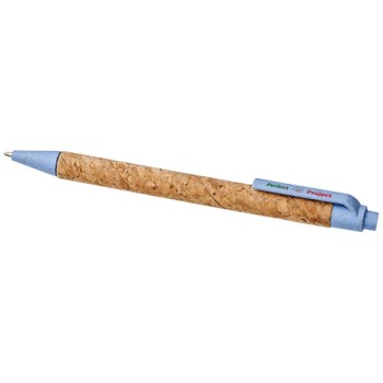 Penna a sfera in sughero e paglia di grano Midar (inchiostro nero)