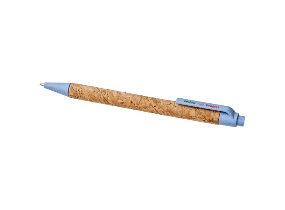 Penna a sfera in sughero e paglia di grano Midar (inchiostro nero)