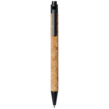 Penna a sfera in sughero e paglia di grano Midar (inchiostro nero)