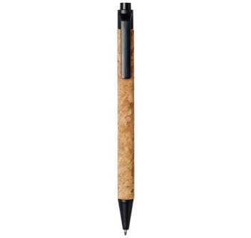 Penna a sfera in sughero e paglia di grano Midar (inchiostro nero)