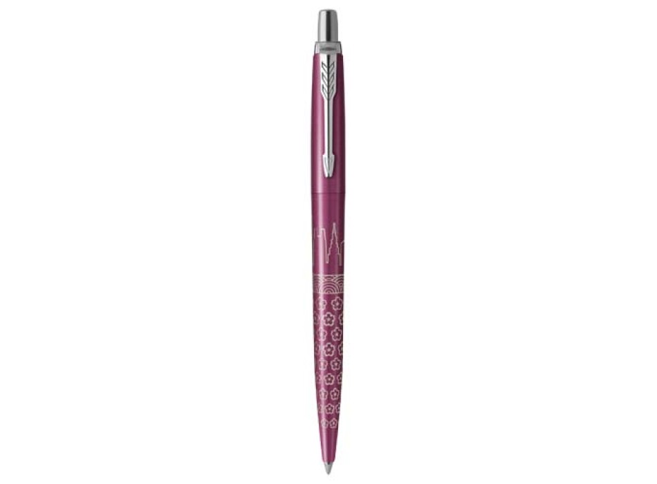Penna a sfera Parker Jotter SE Global Icons (inchiostro blu)