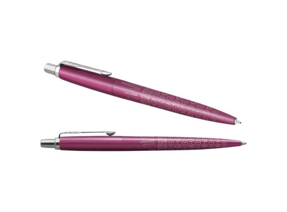 Penna a sfera Parker Jotter SE Global Icons (inchiostro blu)
