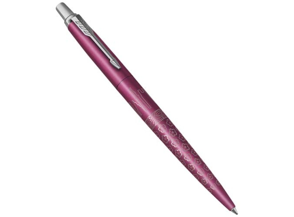 Penna a sfera Parker Jotter SE Global Icons (inchiostro blu)