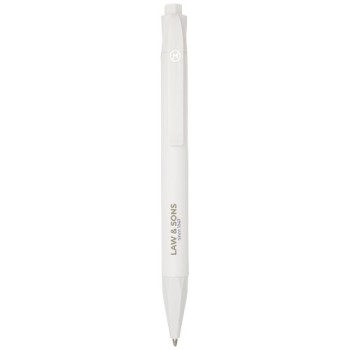 Penna a sfera Terra in plastica da mais (inchiostro blu)