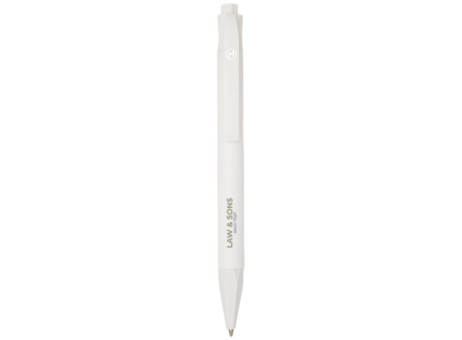 Penna a sfera Terra in plastica da mais (inchiostro blu)
