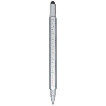 Penna multifunzione in alluminio riciclato Dora (inchiostro nero)