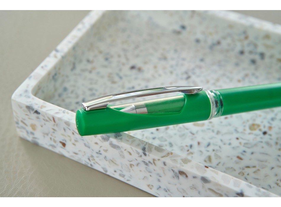Penna roller in ABS con refill gel nero Karin