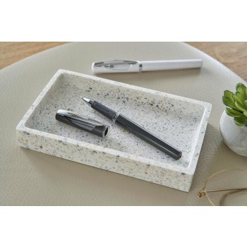 Penna roller in ABS con refill gel nero Karin