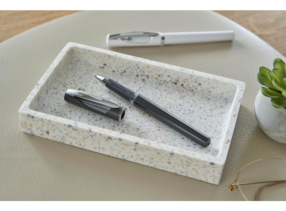 Penna roller in ABS con refill gel nero Karin