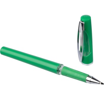 Penna roller in ABS con refill gel nero Karin
