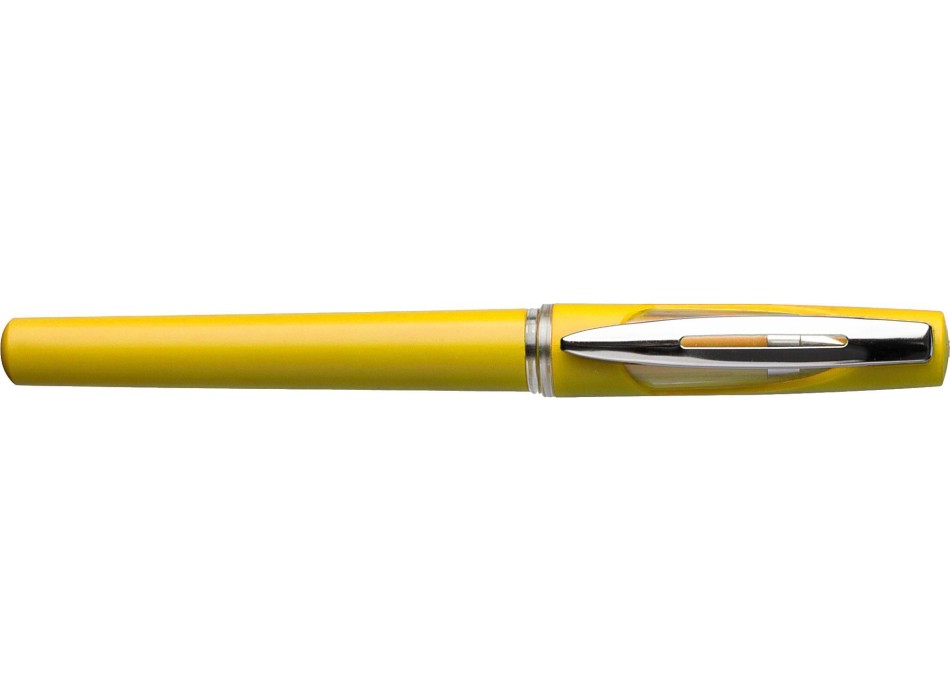 Penna roller in ABS con refill gel nero Karin