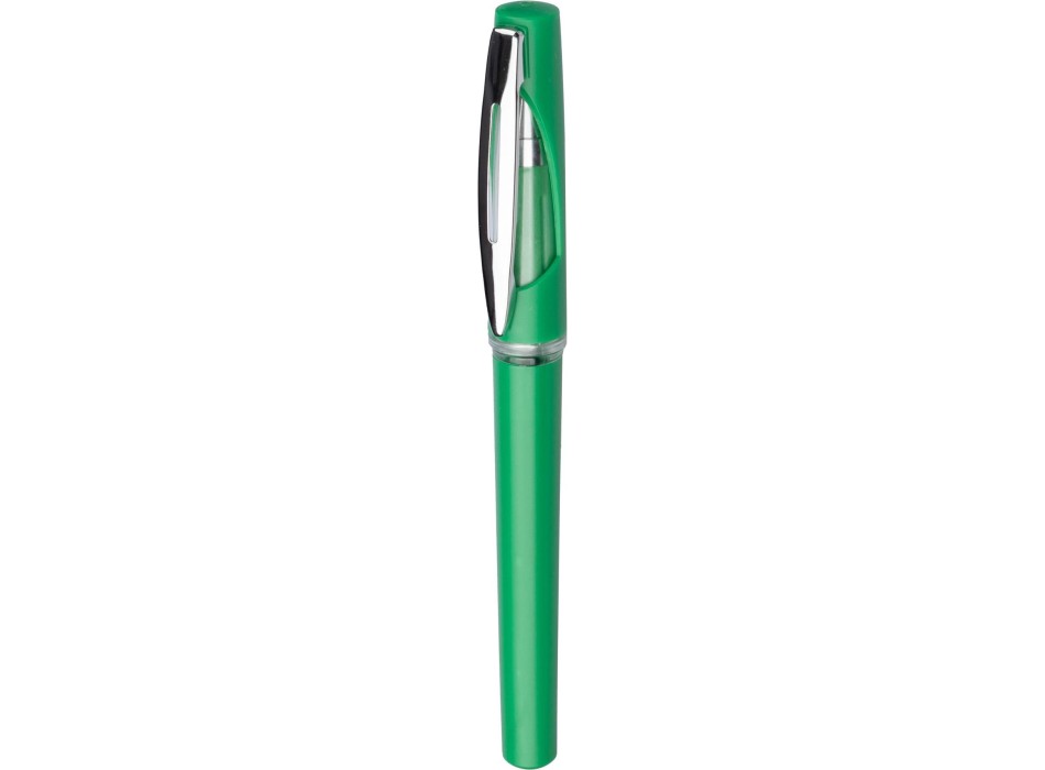 Penna roller in ABS con refill gel nero Karin