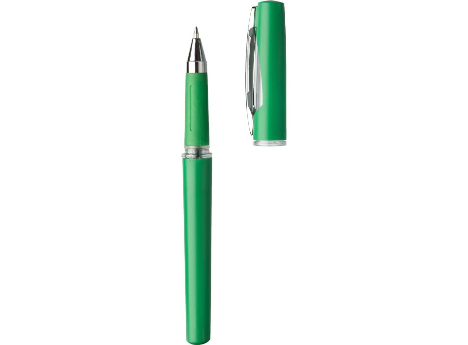 Penna roller in ABS con refill gel nero Karin