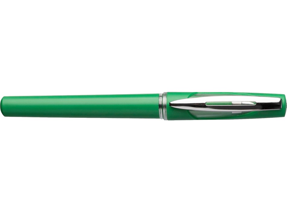 Penna roller in ABS con refill gel nero Karin