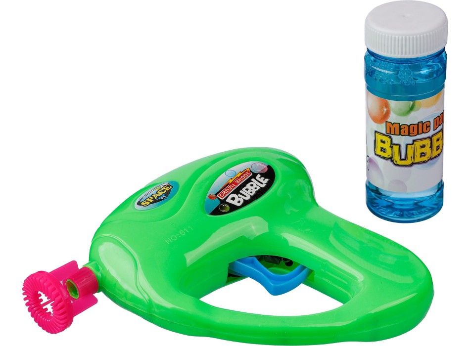 Pistola sparabolle in plastica Hallie