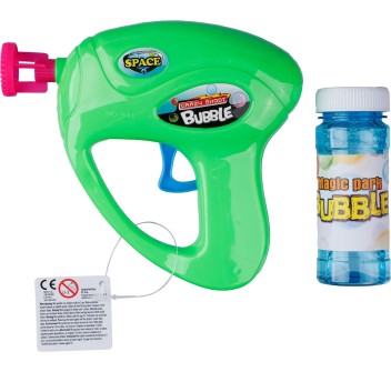 Pistola sparabolle in plastica Hallie