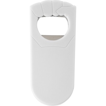 Plastic bottle opener