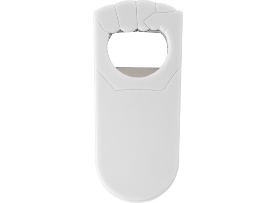 Plastic bottle opener