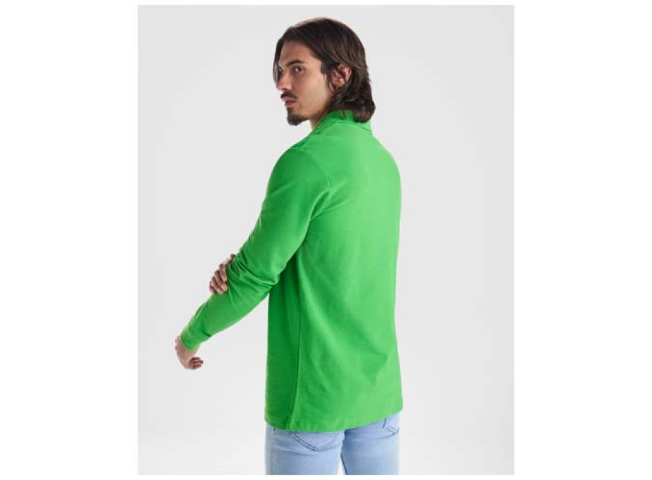 Polo da uomo a maniche lunghe da 220 g/m² Estrella