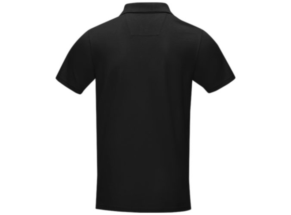 Polo Graphite a manica corta da uomo in tessuto organico