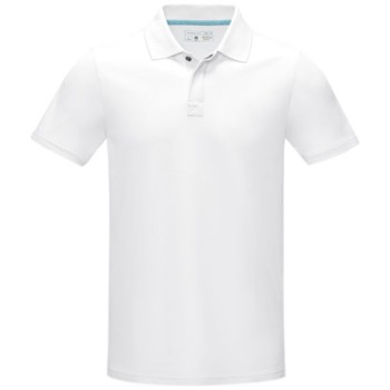 Polo Graphite a manica corta da uomo in tessuto organico
