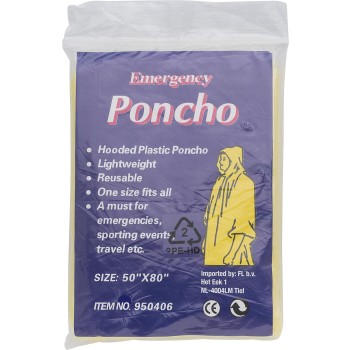 Poncho d'emergenza in PE Pablo