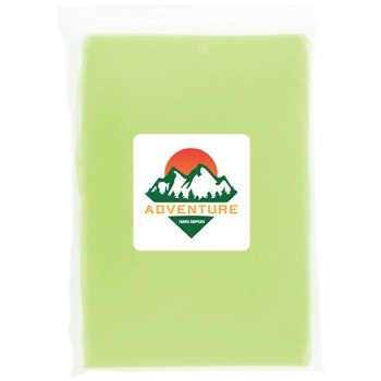 Poncho impermeabile monouso in materiale riciclato certificato GRS con custodia Mayan 