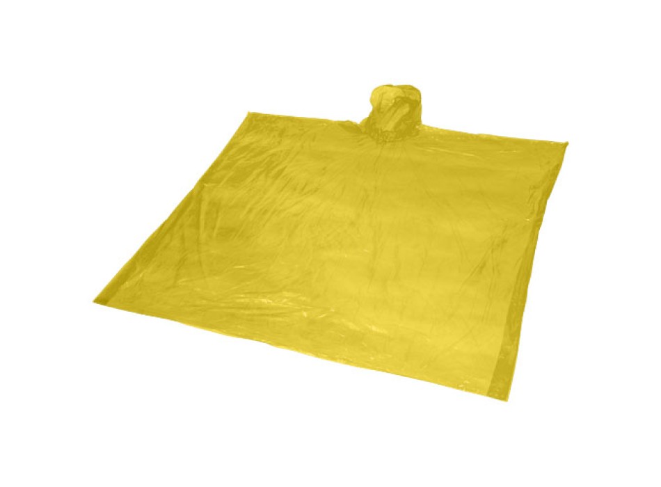 Poncho impermeabile monouso in materiale riciclato certificato GRS con custodia Mayan 